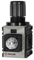 Druckregler mit durchgehender Druckversorgung, Kompaktmanometer  Serie FUTURA-mini