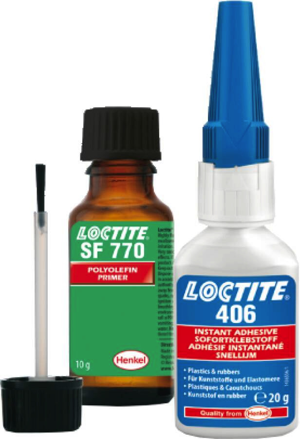 Loctite Kunstoff-/Gummikleber-Set Loctite Typ 406 (20g) + 770 (10g) -  Werkzeug Roloff GmbH